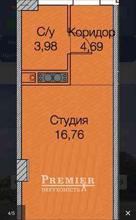 Продам квартиру студію на поселке Котовского. Odesa