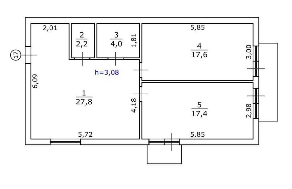 Квартира 70 м2 Яслинська 3. Газ, ліфт, стеля 3м. З документами Kyiv - photo 2