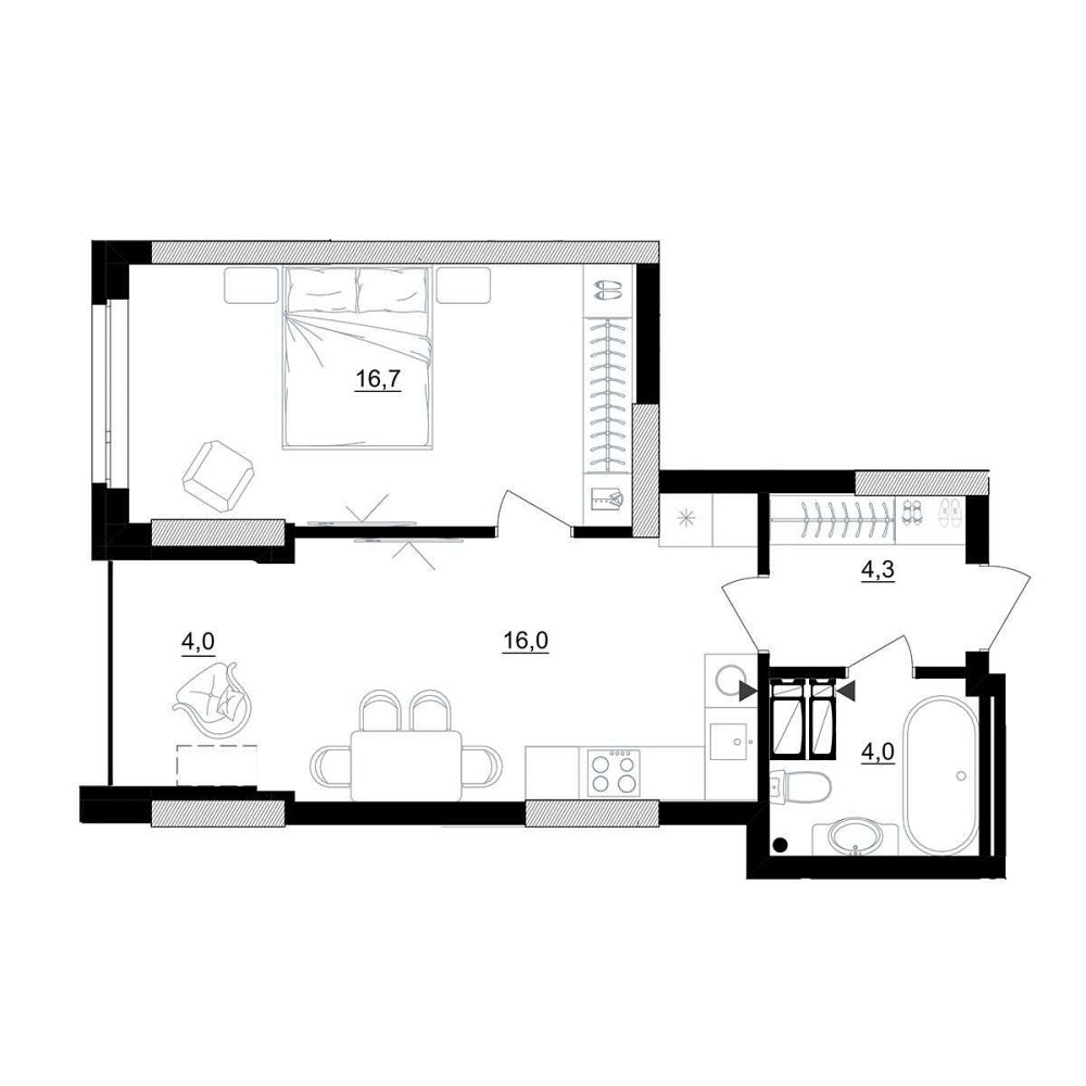 ЖК Kub29 Березняківська вул.29  ВИДОВА 1к квартира 44кв.м. Без комісії Kyiv - photo 3