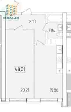 Супер цена! Продам 1 комн 49м2 на Краснова 68 Жемчужина! Odesa