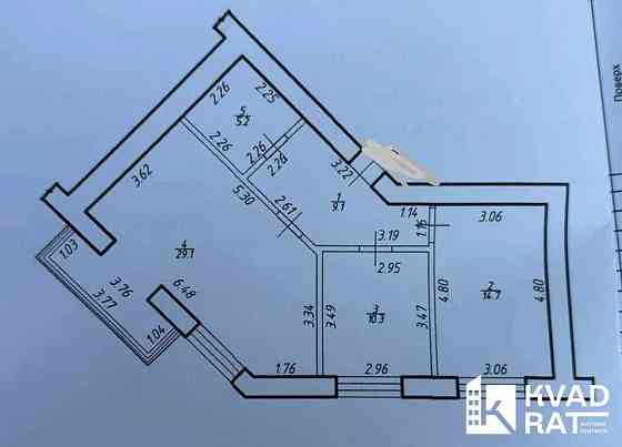 Продаж двох кімнтатної квартири у центрі із кухнею вітальнею Ремонт Іvano-Frankivsk