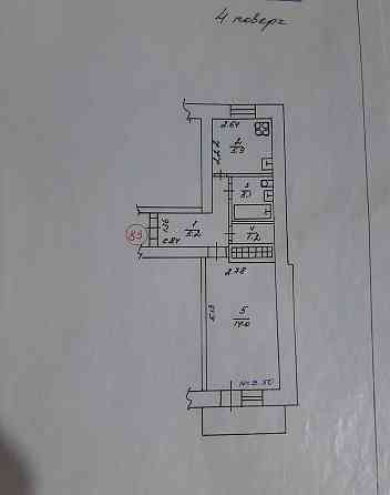 Продаж 1-кімнатної квартири Konotop