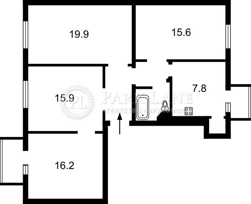 4к бул Тараса Шевченка 90м2 Центр Університет Золоті Ворота Яр Вал Київ - зображення 8