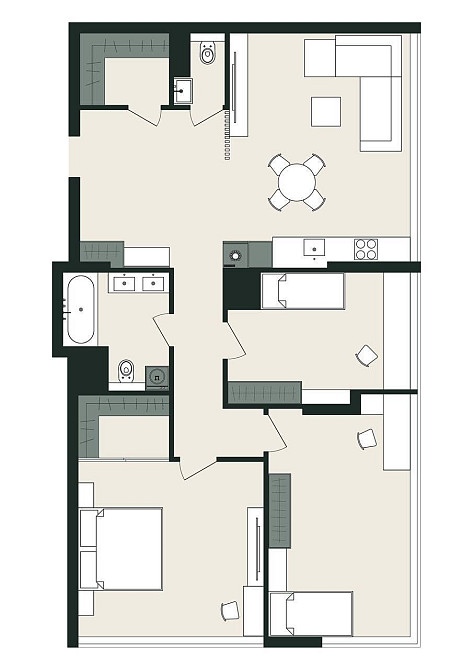 3-кімнатна квартира в Шевченківському районі Львова | Продаж Lviv - photo 7