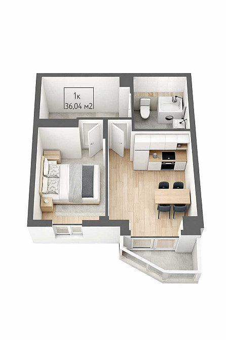 Продаж 1 кімнатної квартири, ЖК «Royal Place», м. Трускавець! Трускавец - изображение 3