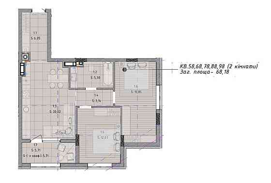 Продаж 2 кім.квартири в новобудові ЖК Кленовий двір Львов