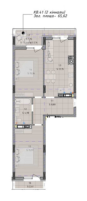Продаж 2 кім.квартири в новобудові ЖК Кленовий двір Львов - изображение 3