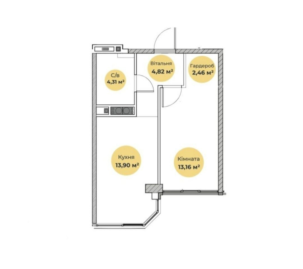 Продам 1-но комнатную квартиру в рассрочку на 36 месяцев. Odesa - photo 1