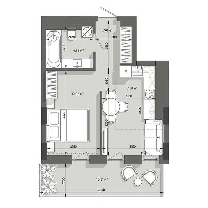 Розтермінування 2-кімнатна в Lenonna Residents Без комісії Львов - изображение 4
