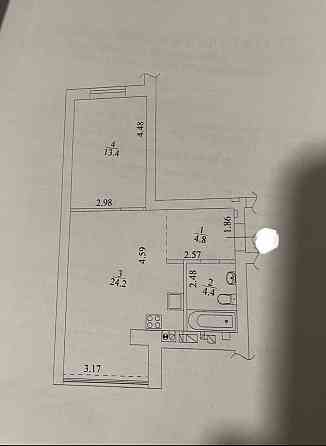 Велика євро 2к квартира в Ірпені з ГАЗом. Ирпень