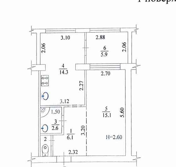1к., Салтівка (Салтовка, Балканская, 8-й хлебзавод) 131489 Харків