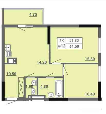 2х кім.квар. Акварель 3. Видова картира.Центр!Будинок на стадії здачи! Одеса