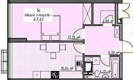 1к 48 м в секции 4. Атмосфера. С гардеробной. Одеса - зображення 7