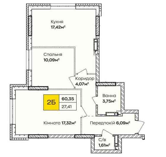 2-кімнатна квартира в Синергія Київ | Можлива розстрочка. Киев