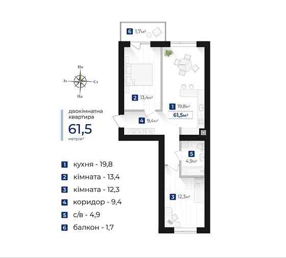 Містечко південне Ціна 55300 Івано-Франківськ