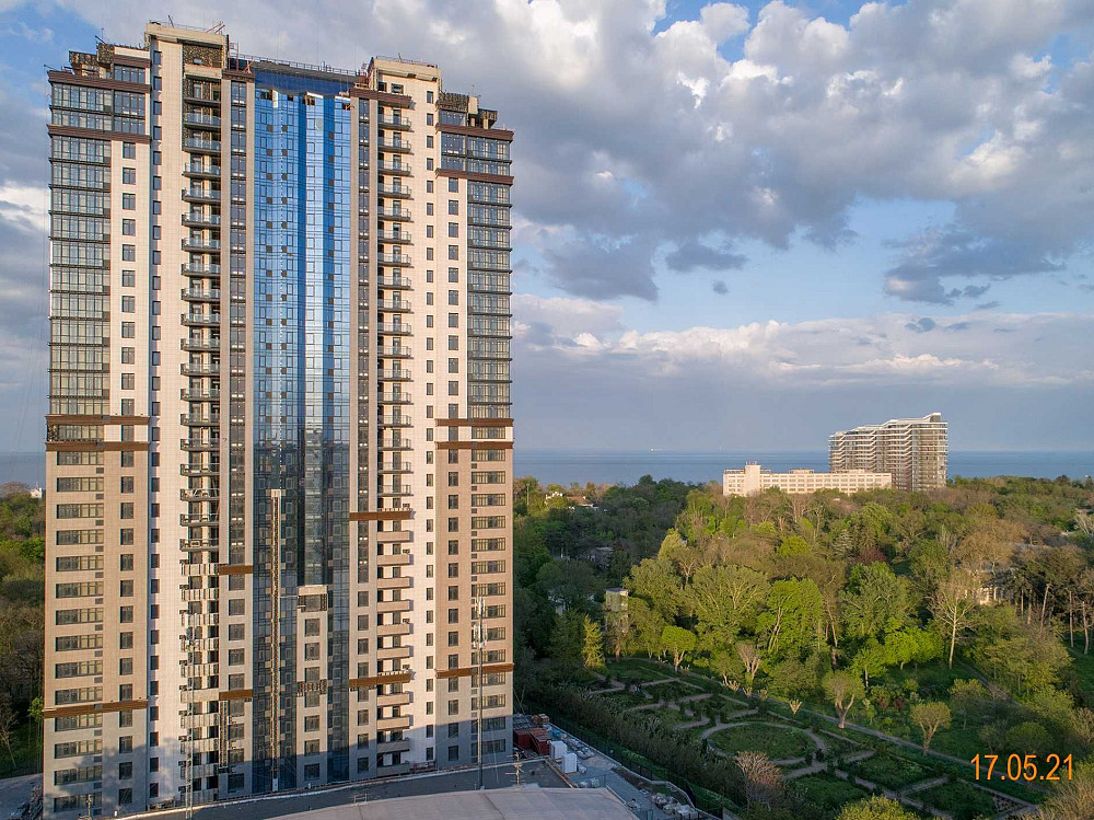 Продам евродвушку в ЖК Олимпийский на пр-те Шевченко, вид на парк Одеса - зображення 8