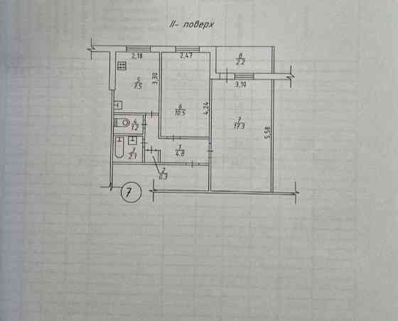 Продам 2 комн. Квартиру на тополе Dnipro