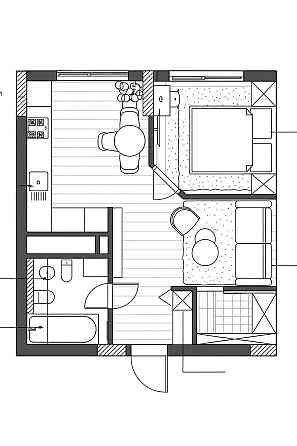 Стильна однокімнатна квартира у ЖК біля озера Манхеттен Івано-Франківськ