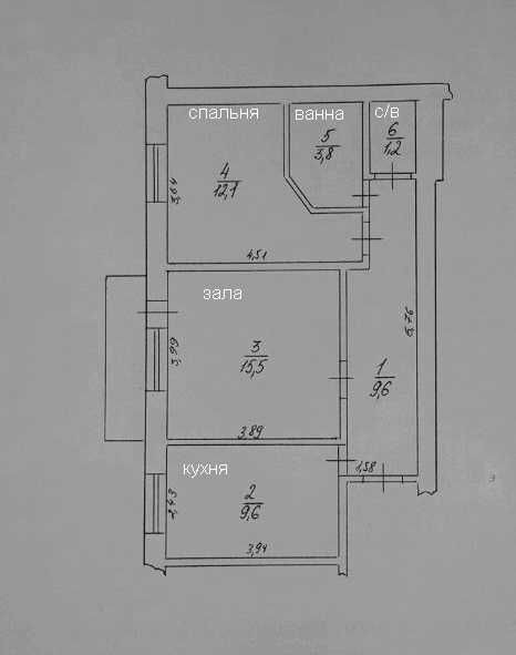 2-х кім кв ПЗР вул. Корольова Меблі, техніка, ремонт. Газ плита. Тепла Черкассы - изображение 5