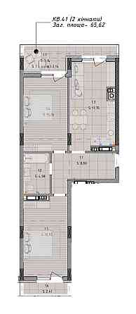 Продаж 2 кім.квартири в новобудові вул. Брюховицька 35 Львів