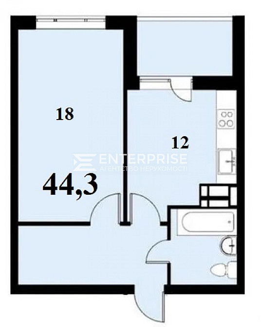 Продаж 1к. вартири пер. Балтійський, ЖК Навігатор  Оболонський р-н. Киев - изображение 8