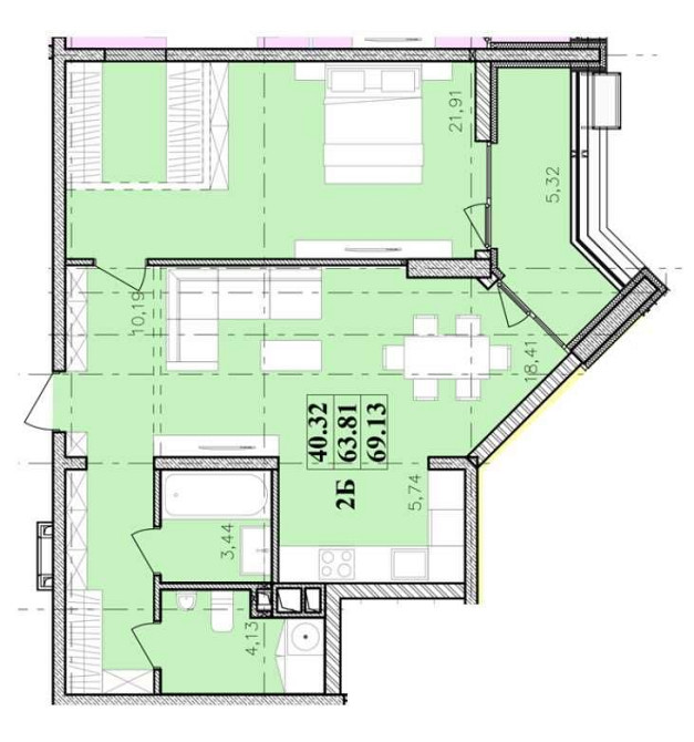 Продам 2-комн. квартиру в Приморском р-не, ЖК Модерн. Дом сдан. Odesa - photo 2