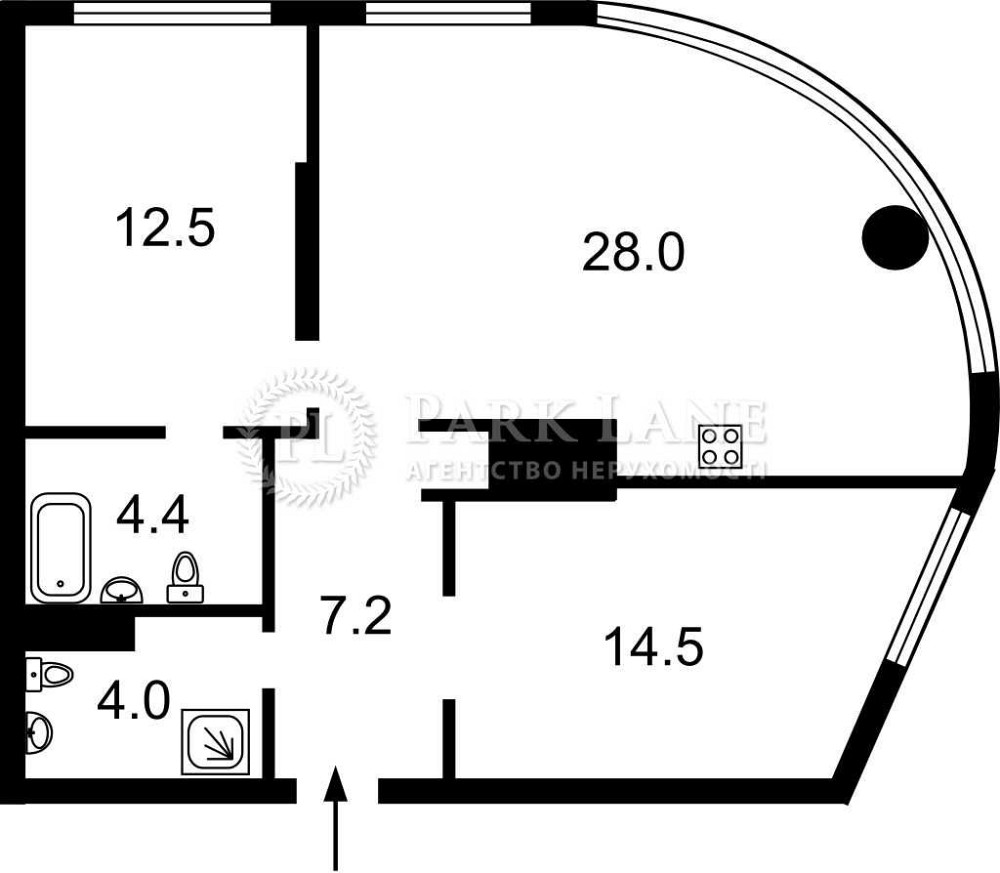 Голосіївський просп. (40-річчя Жовтня), 76, White Lines; Київ - зображення 1