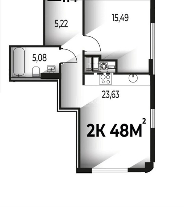 Продам 1к квартиру в ЖК Еліт клас на березі міського озера Івано-Франківськ - зображення 2