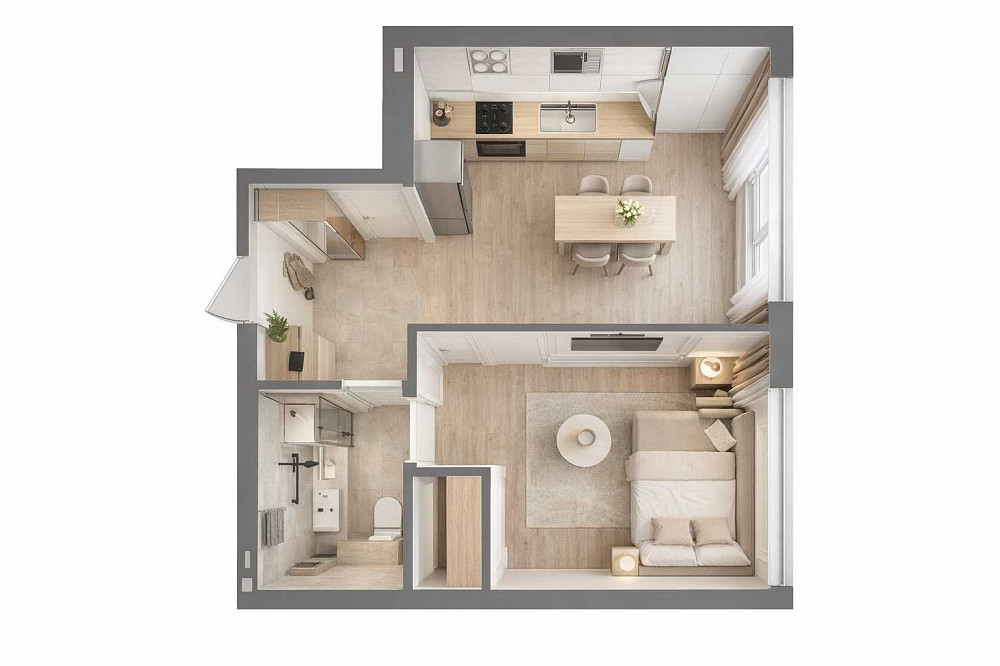 1к квартира 31.8м² в ЦЕНТРІ Ірпеня!Газ | єВідновлення | Кредит 7 років Ірпінь - зображення 4