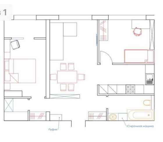 Продам двокімнатну квартиру покращенного планування Odesa