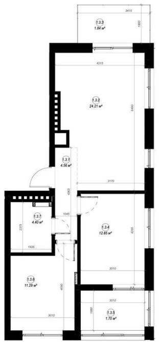 Двокімнатна квартира 60 мкв Винники 5 поверх 1 секція Винники - зображення 8