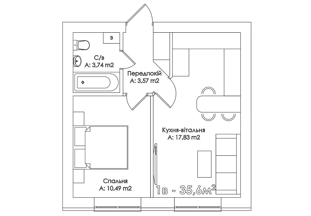 Квартира в готовому будинку. Сертифікат. Вигідне оформлення. Іrpin - photo 2