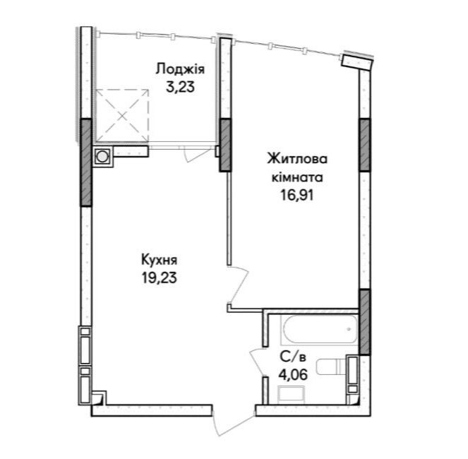 Однокімнатна квартира поруч з Набережною в Ірпені за вигідною ціною! Ирпень - изображение 8