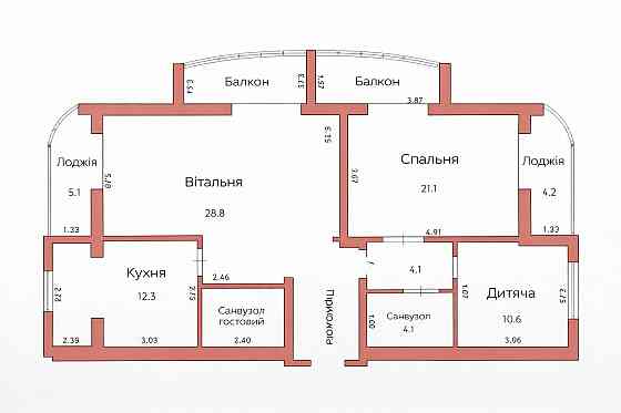 3К Новобудова Центр | 105м² | Нижче ринку Хмельницкий