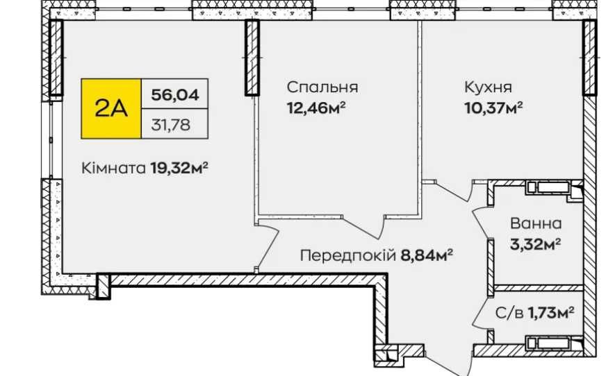 Двокімнатна квартира під єОселю: Sky Bank та Глобус Банк.Лівий берег Kyiv - photo 7
