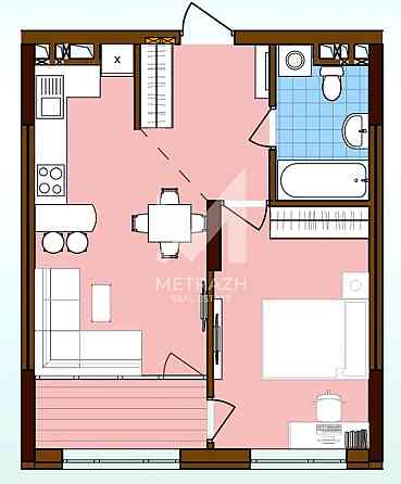 Простора 1-к квартира 44.5 м² Варшавський 3 Kyiv