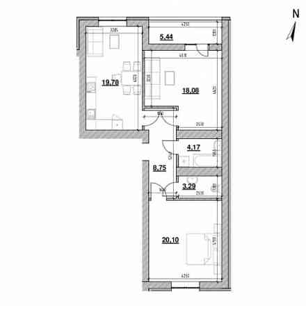 Продаж 2-кім БЕЗ комісії у зданій новобудові, вул. Залізнична Львів