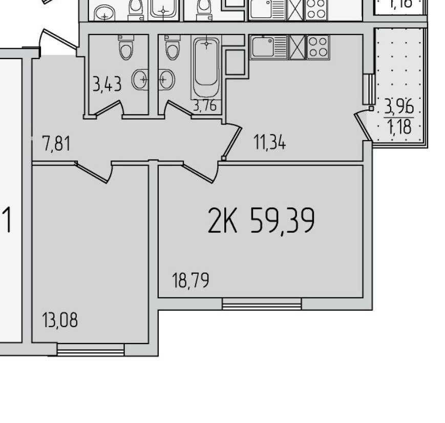 Сахарова‼️ Продам 2 комн в ЖК 59 Жемчужина‼️Без комиссии‼️ Крижанівка - изображение 2