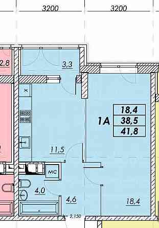 1 ком 41.20м.кв  ЖК Прохоровский кварта сдан можно под Є Оселя Одеса
