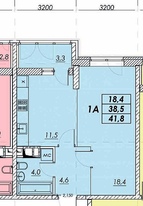 1 ком 41.20м.кв  ЖК Прохоровский кварта сдан можно под Є Оселя Одеса - зображення 2