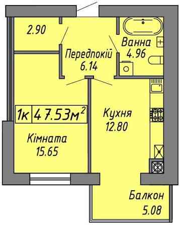 Газифікована квартира в ЖК Скандинавія здача цього року знижка 15 Івано-Франківськ
