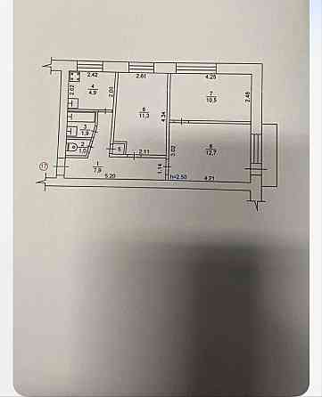 Продам 3-кімнатну квартиру під ремонт Шостка
