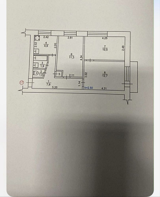 Продам 3-кімнатну квартиру під ремонт Шостка - зображення 4