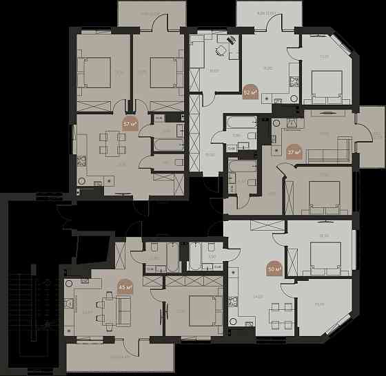 1к квартира 37 кв. м в ЖК LUMEN, центр міста Rivne