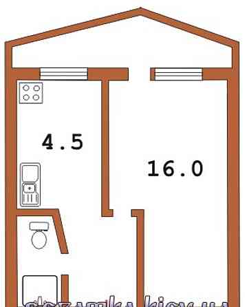 Продати однокімнатну квартиру Киев