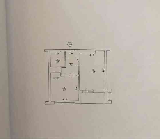 1 кімнатна квартира, меблі, техніка, Голосієво Киев