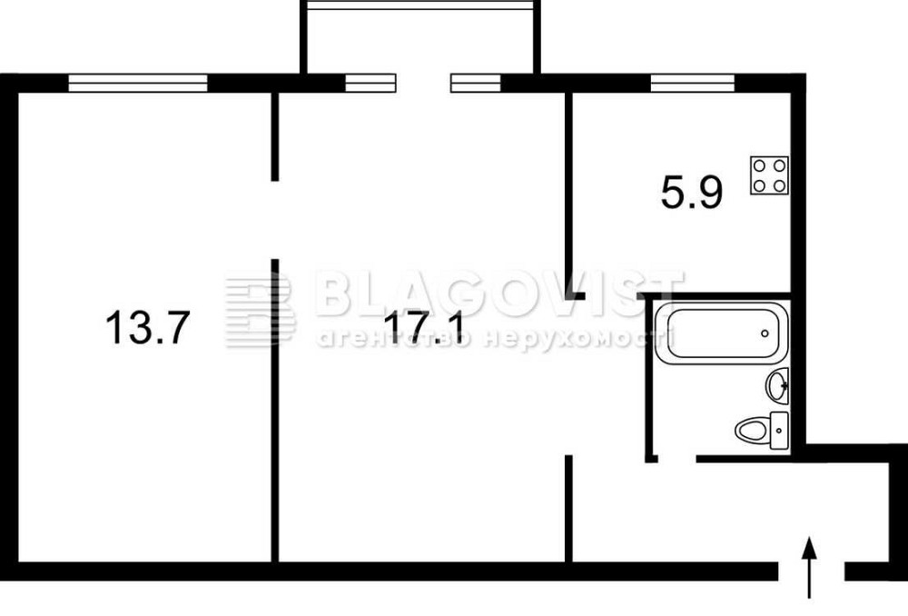 Вигідно!Продаж!2к квартири 47.6 кв. м на вул. Михайла Донця Киев - изображение 2