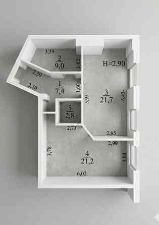 Квартира в сучасному цегляному будинку з газовим котлом на 6й Фонтану Одеса
