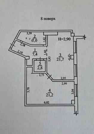 Квартира в сучасному цегляному будинку з газовим котлом на 6й Фонтану Одеса