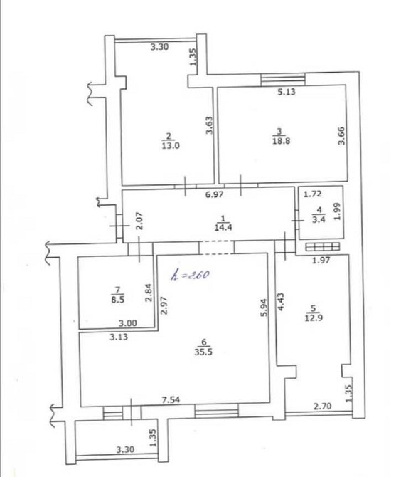 Продам 4-кімнатну квартиру в новобудові, м.Кременчук Кременчук - зображення 7